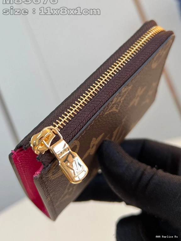 AAA Pruses Bags Noa Vuitton Louis Compact Wallet-11*8.5*1.5CM 0807